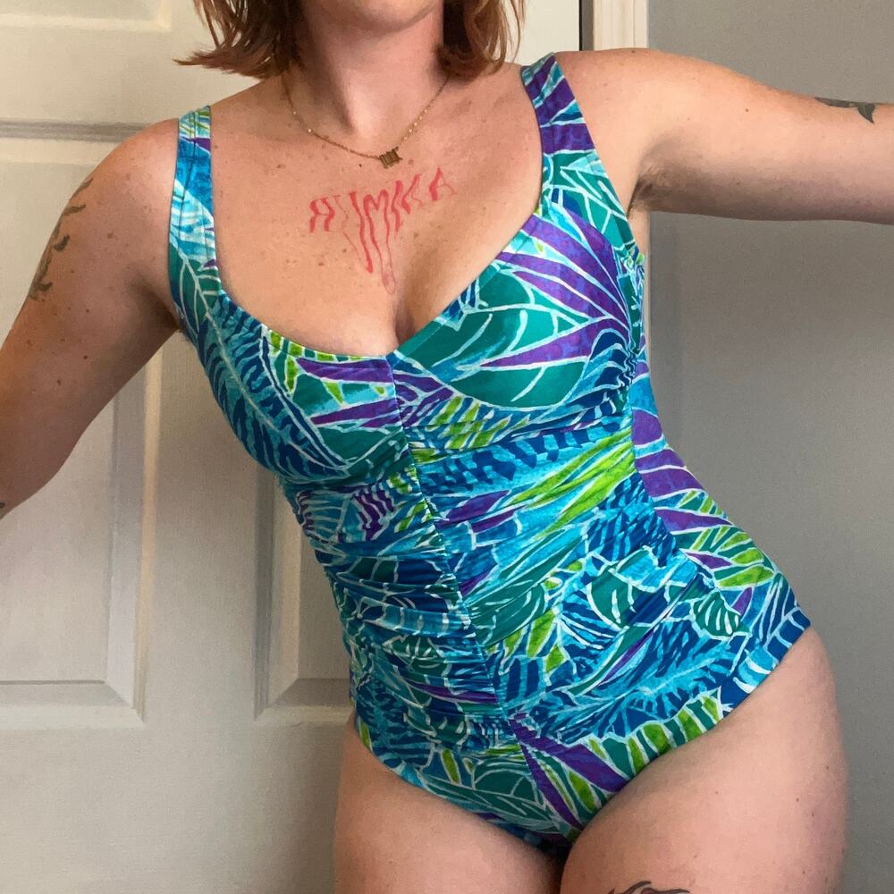 VINTAGE 80's Cole of California One Piece